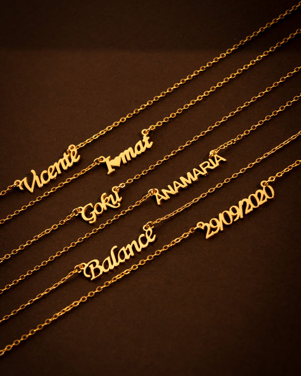 Collar De Nombre Personalizable + Caja Especial