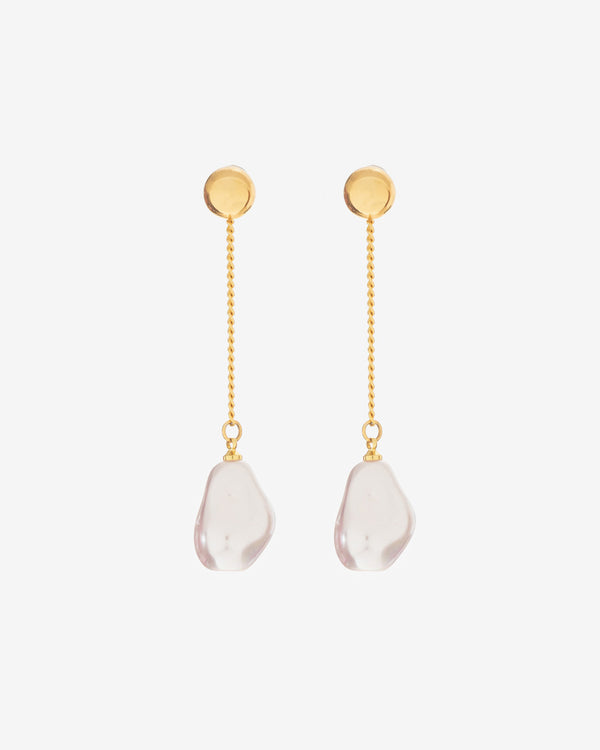 Arete 2 En 1 Perla Amorfa