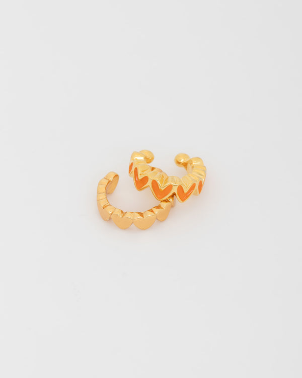 Set X2 Earcuff Mini Corazón