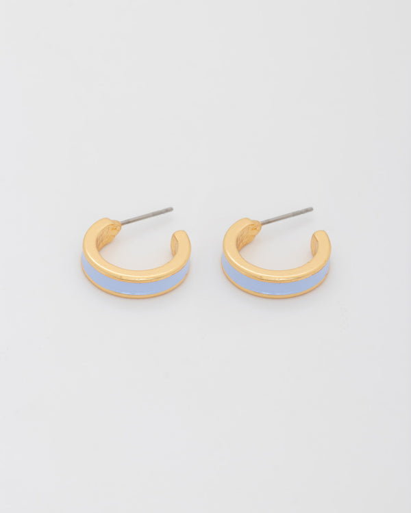 Candongas Plana Azul