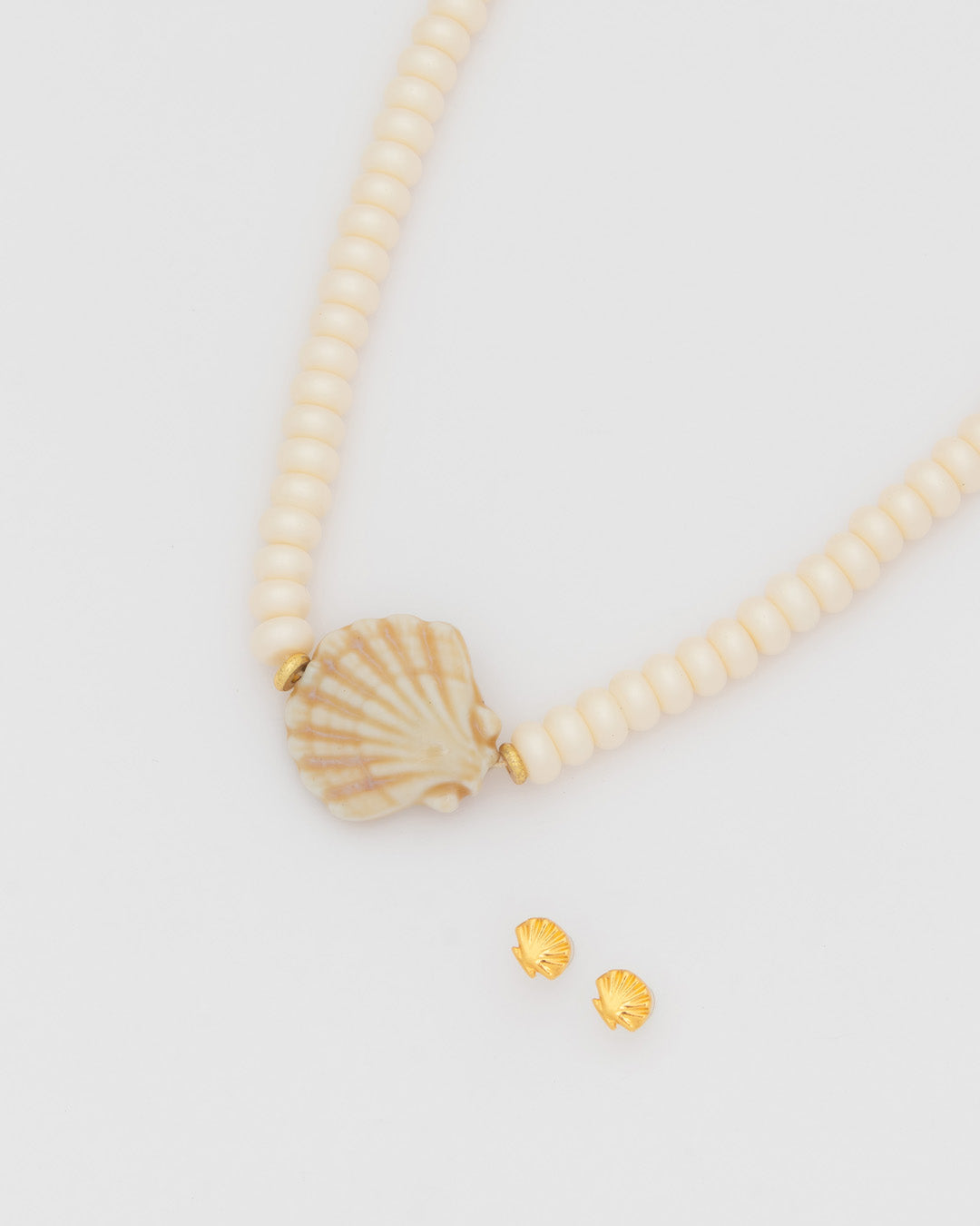 Collar Concha + Aretes