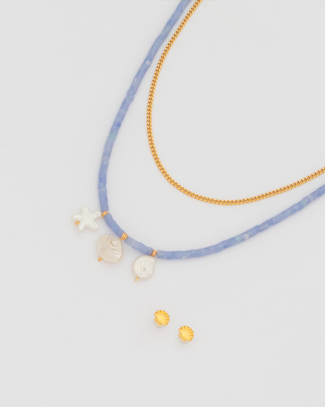 Collar 2 en 1 Mar + Aretes