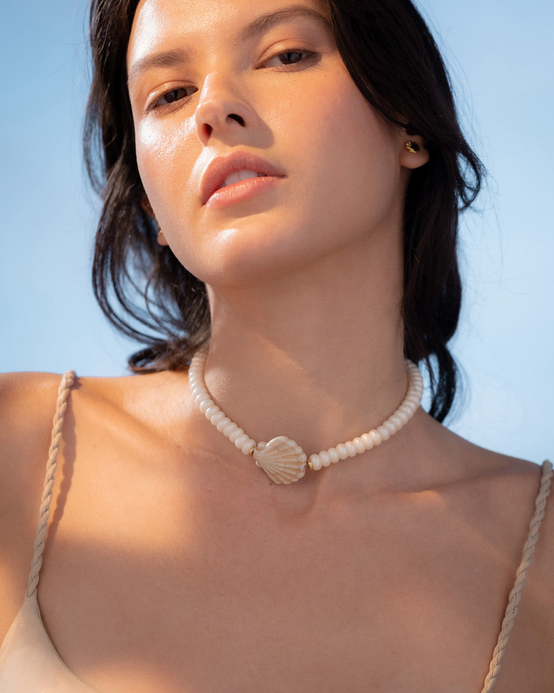 Collar Concha + Aretes