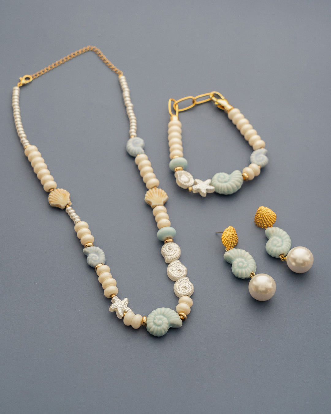 Aretes Caracol Perla