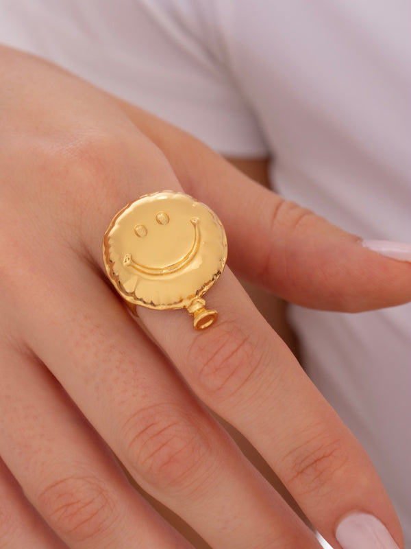 Anillo Carita Feliz By Jose Y Cami