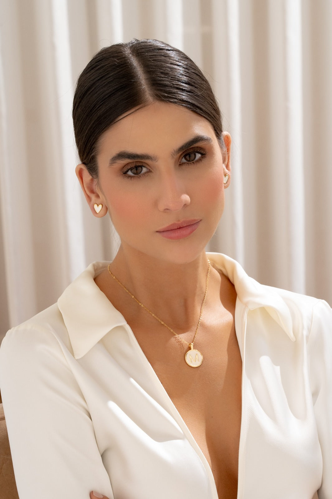 Cadena De Letras + Aretes