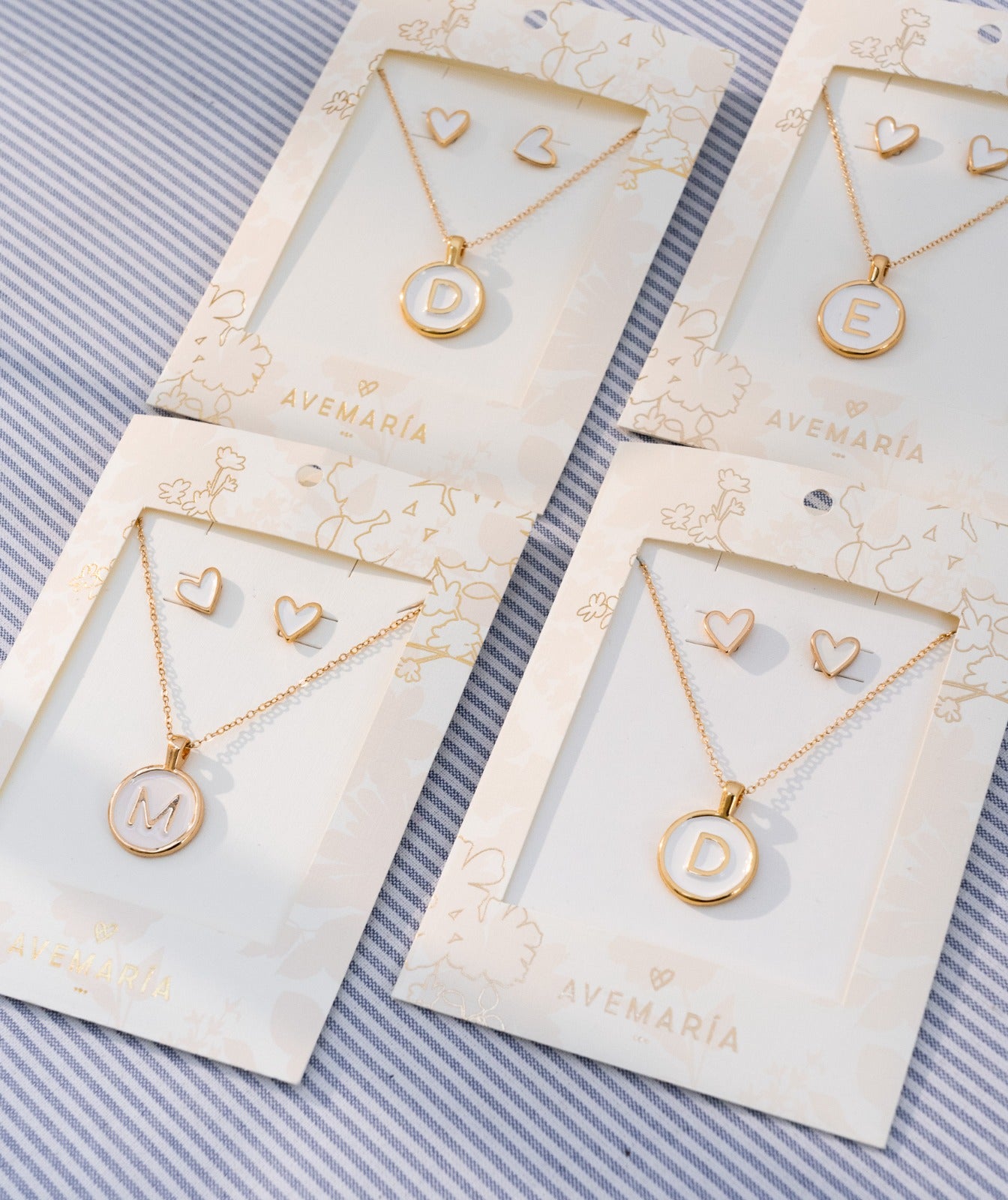 Cadena De Letras + Aretes