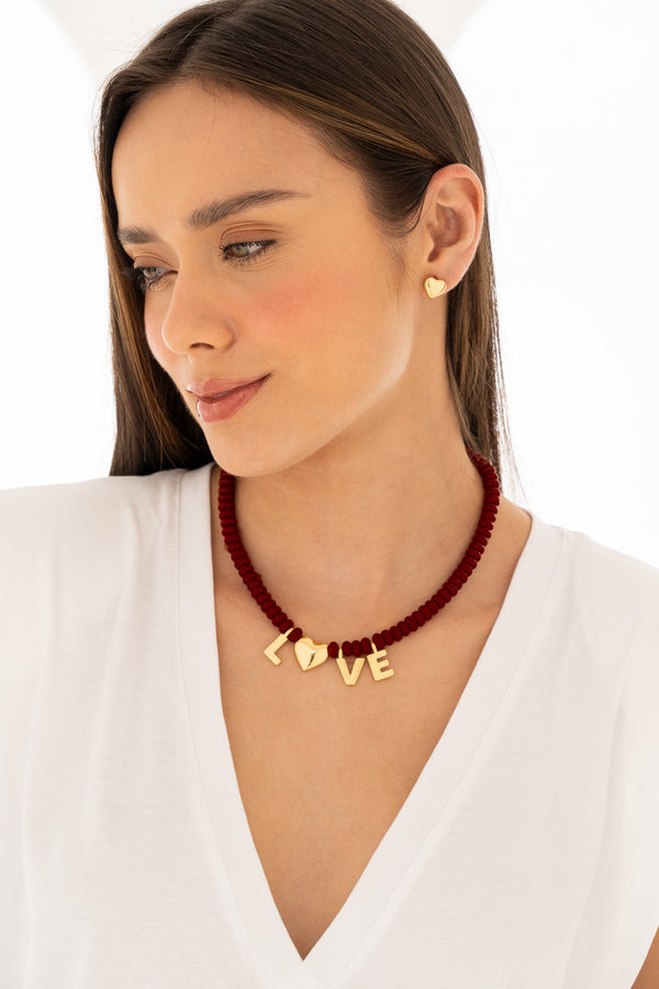 Collar Letras Love (Amor) By Jose y Cami