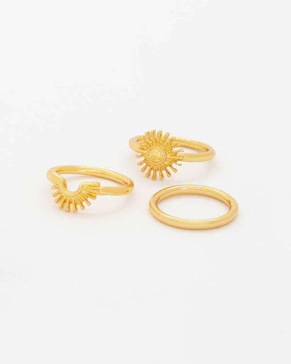 Set X3 Anillos Solsticio