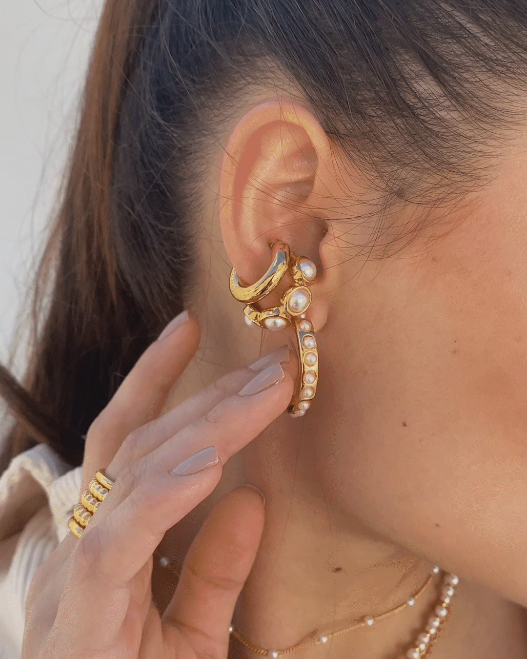 Cadena De Letras + Aretes